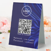 Plaque De Table WiFi Network Scan QR Code pour connecter Internet (In SItu (Mariage))