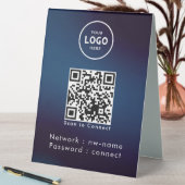 Plaque De Table WiFi Network Scan QR Code pour connecter Internet (En SItu (Tableau))