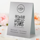 Plaque De Table WiFi Network Scan QR Code pour connecter Internet (In SItu (Mariage))