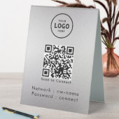 Plaque De Table WiFi Network Scan QR Code pour connecter Internet (En SItu (Tableau))