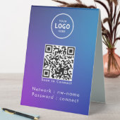 Plaque De Table WiFi Network Scan QR Code pour connecter Internet (En SItu (Tableau))