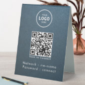 Plaque De Table WiFi Network Scan QR Code pour connecter Internet (En SItu (Tableau))