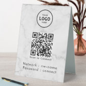 Plaque De Table WiFi Network Scan QR Code pour connecter Internet (En SItu (Tableau))