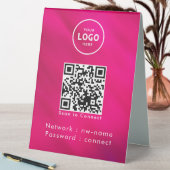 Plaque De Table WiFi Network Scan QR Code pour connecter Internet (En SItu (Tableau))