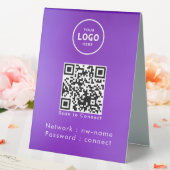 Plaque De Table WiFi Network Scan QR Code pour connecter Internet (In SItu (Mariage))