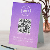 Plaque De Table WiFi Network Scan QR Code pour connecter Internet (En SItu (Tableau))