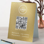 Plaque De Table WiFi Network Scan QR Code pour connecter Internet (En SItu (Tableau))