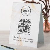 Plaque De Table WiFi Network Scan QR Code pour connecter Internet (En SItu (Tableau))