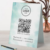Plaque De Table WiFi Network Scan QR Code pour connecter Internet (En SItu (Tableau))
