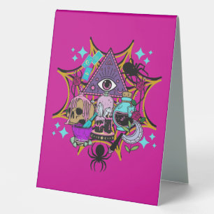 Plaque De Table Witchy Vibes and Spiders