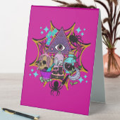 Plaque De Table Witchy Vibes and Spiders (En SItu (Tableau))