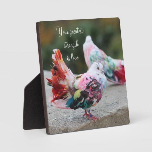 Plaque de table Words of Wisdom avec Easel (Recto)