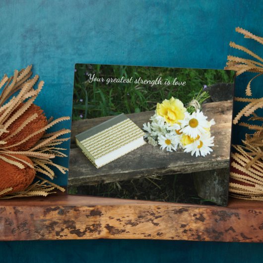 Plaque de table Words of Wisdom avec Easel (Côté)