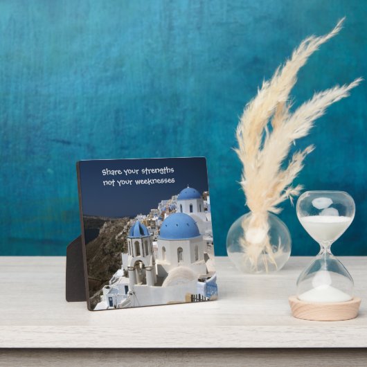 Plaque de table Words of Wisdom avec Easel (Insitu)