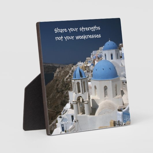 Plaque de table Words of Wisdom avec Easel (Recto)