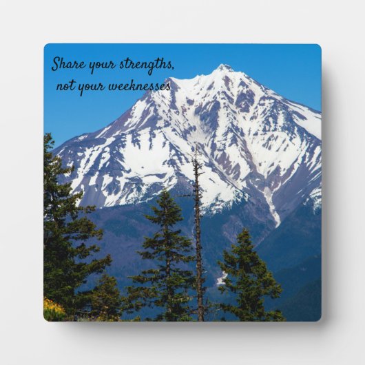 Plaque de table Words of Wisdom avec Easel (Devant)