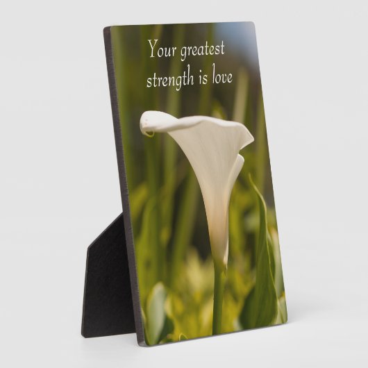 Plaque de table Words of Wisdom avec Easel (Côté)