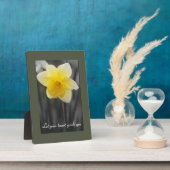 Plaque de table Words of Wisdom avec Easel (Côté)