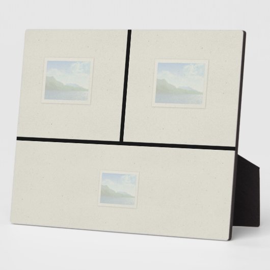 Plaque de tableau 8x10 - 3 images Pano inférieur