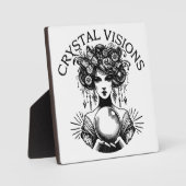 Plaque de tableau femme mystique Visions en crista (Recto)