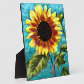 Plaque de tableau tournesol Abstrait Whimsical (Côté)