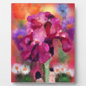 Plaque de Tablette Impressionniste Iris Art (Devant)