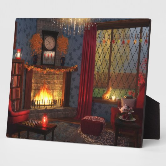 Plaque de tranquillité d'automne (Côté)