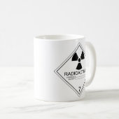 Plaque de transport radioactive Chat 1 Mug (Devant droit)