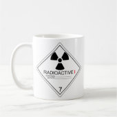 Plaque de transport radioactive Chat 1 Mug (Gauche)