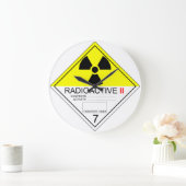 Plaque de transport radioactive Chat 2 Horloge (Maison)