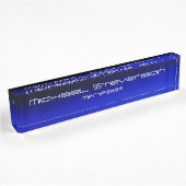 Plaque de travail moderne Blue Black Professional