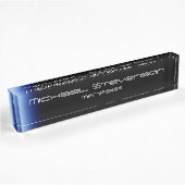 Plaque de travail moderne Blue Black Professional