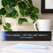 Plaque de travail moderne Blue Black Professional