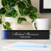 Plaque de travail moderne Blue Black Professional