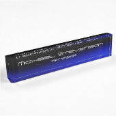 Plaque de travail moderne Blue Black Professional