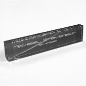 Plaque de travail moderne Grey Elegant