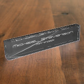 Plaque de travail moderne Grey Elegant (Taille)