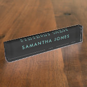 Plaque de travail personnalisée moderne minimalist (Taille)