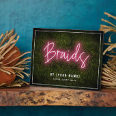 Plaque de tresses professionnelles Neon Boxwood Ha (Côté)