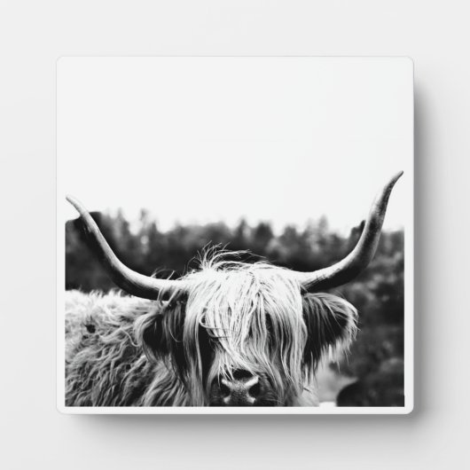 Plaque de vache rustique Boho Highland (Devant)