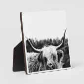 Plaque de vache rustique Boho Highland (Recto)