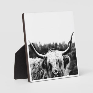 Plaque de vache rustique Boho Highland