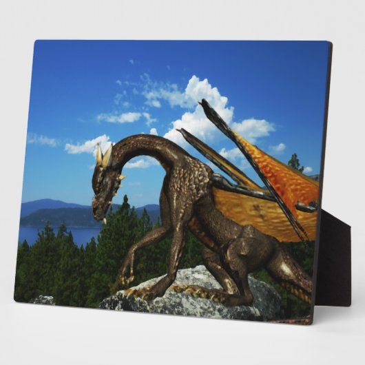 Plaque de vue sur le lac (Côté)