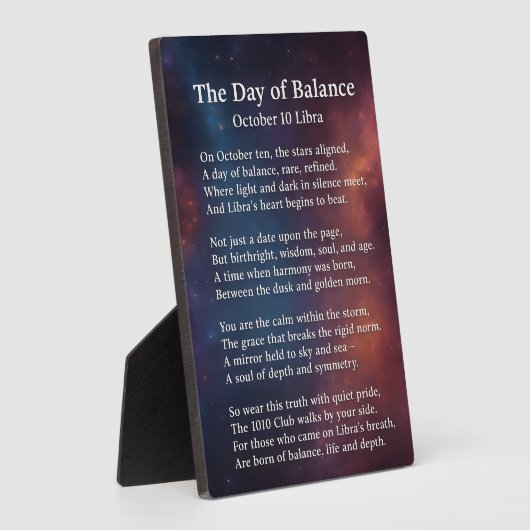 Plaque décorative de la balance des livres (Côté)