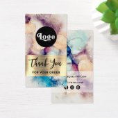 Plaque d'emballage en feuille d'or bleu violet (Bureau)