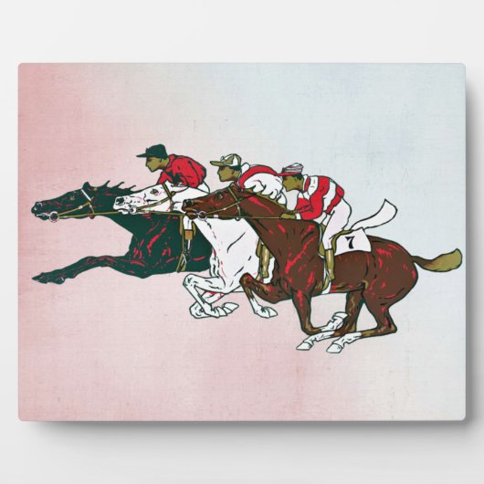 Plaque des chevaux de course (Devant)