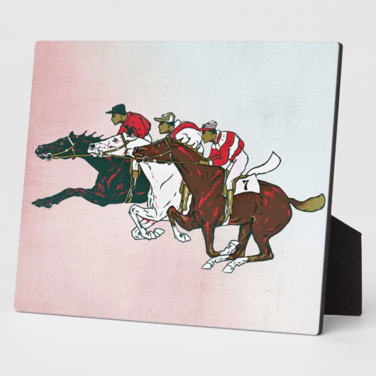 Plaque des chevaux de course (Côté)