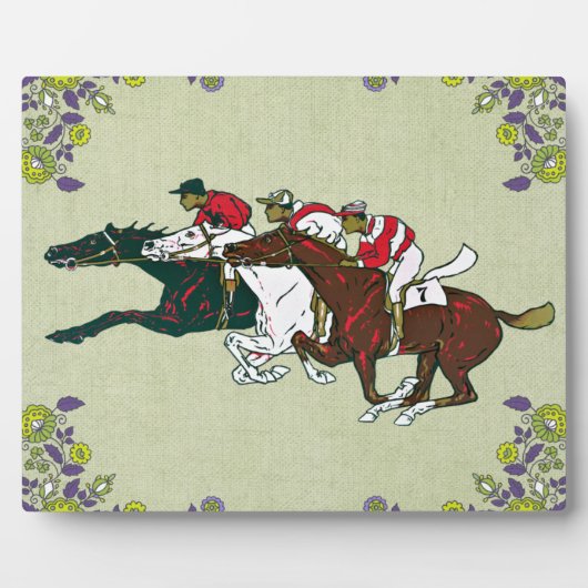 Plaque des chevaux de course (Devant)