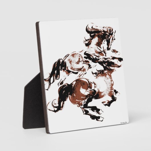 Plaque des Chevaux sauvages (Recto)