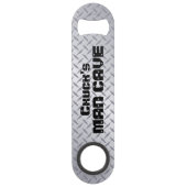 Plaque diamant de la grotte homme personnalisée (Devant)